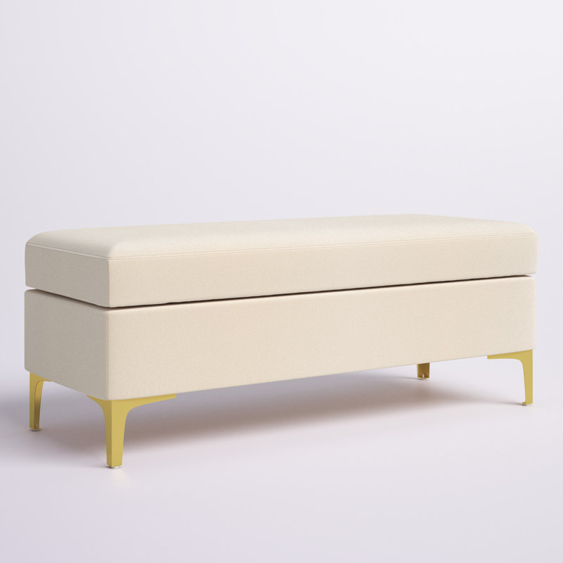 Etta Avenue™ Noa 46.5" Wide Velvet Flip Top Storage Bench & Reviews